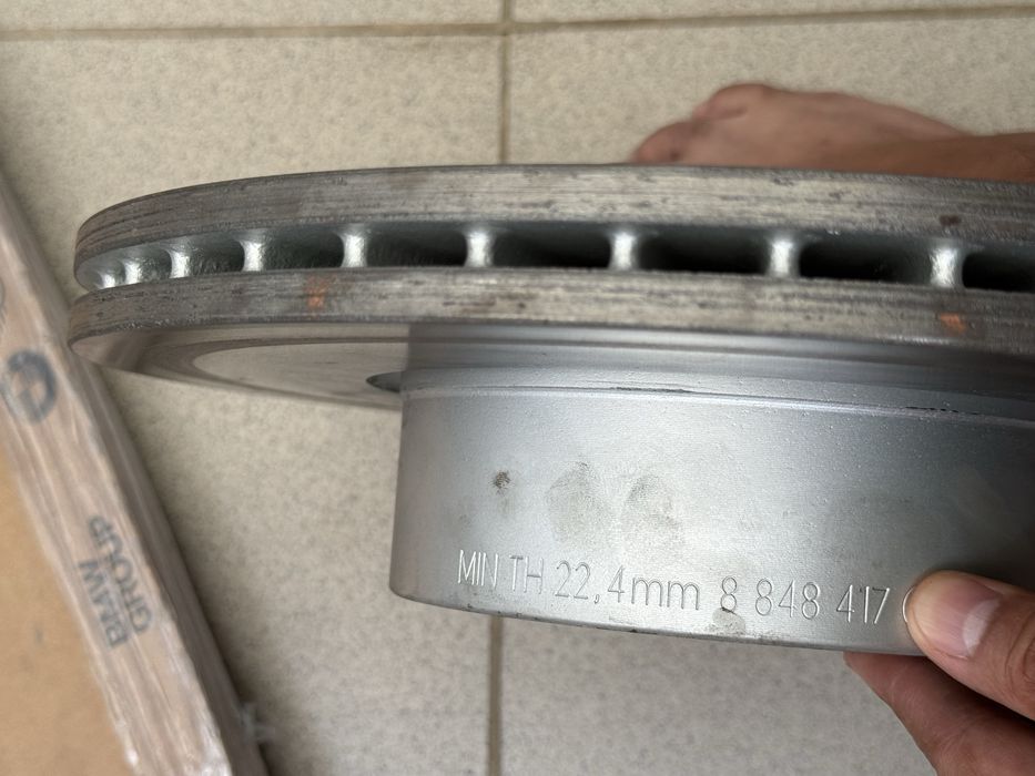 Vănd disc frana ventilat BMW punte fata - stanga sau dreapta, Ø312mm Cod OE 34118848417
