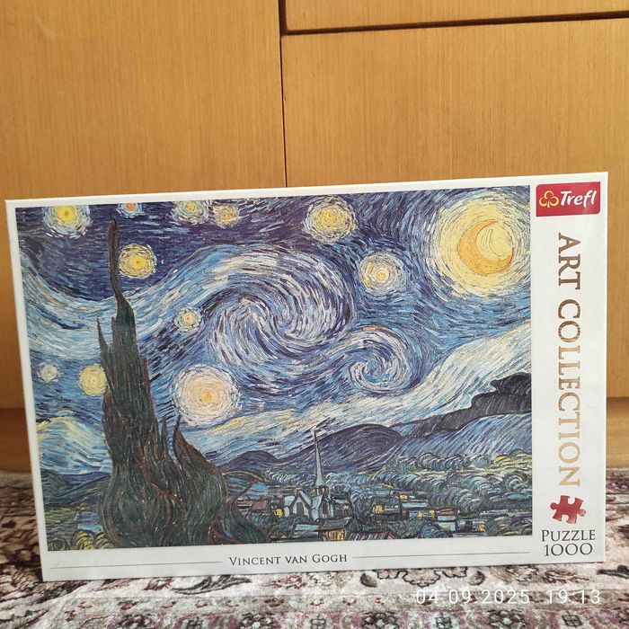 Нов пъзел Звездна нощ на ВАН ГОГ, 1000 части, отличен подарък!