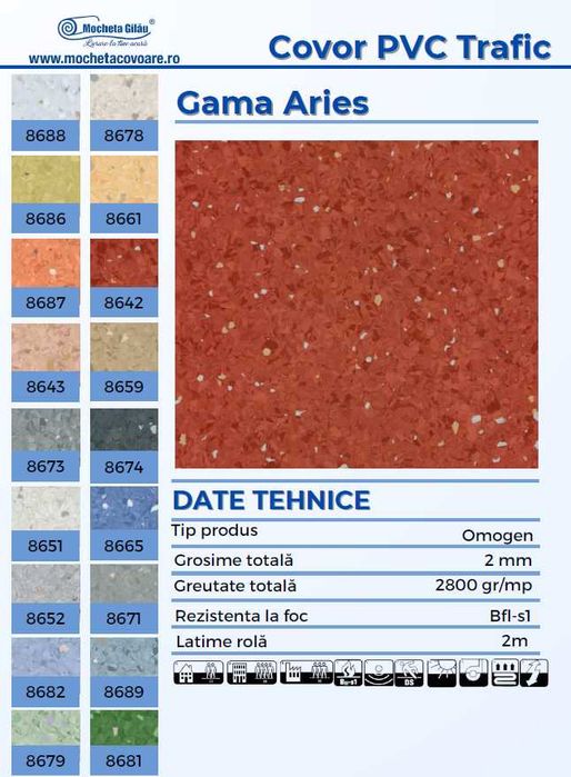 Vanzare si Montaj Covor PVC tip Tarkett