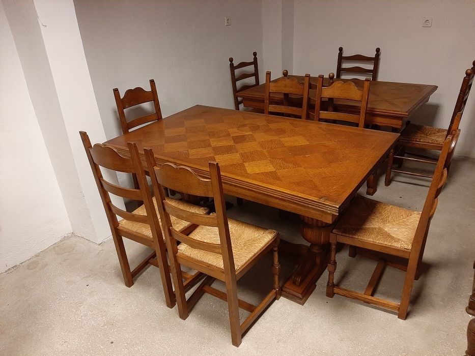 Masa lemn masiv extensibila