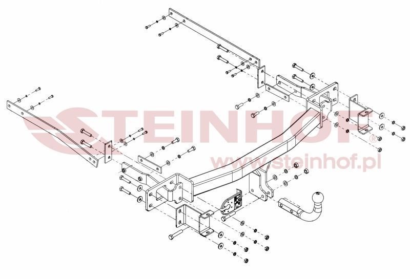 Carlig remorcare Mercedes E Class W211 4 usi - 2009