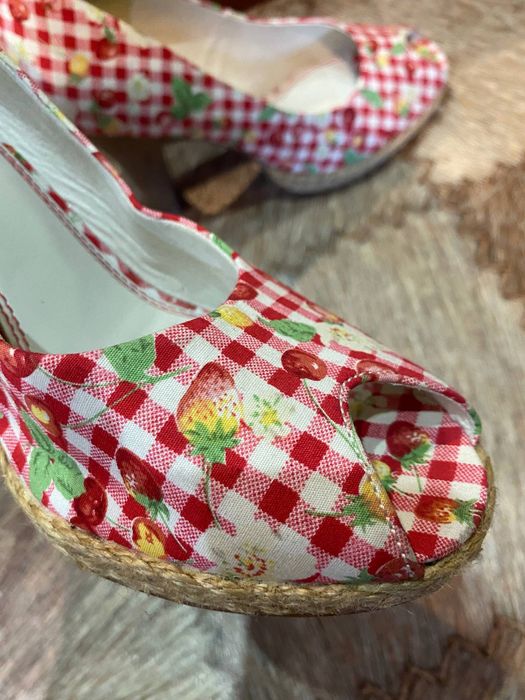 Туфли летние на каблуке