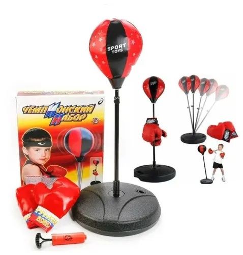 Детский боксерский набор Груша на стойке.