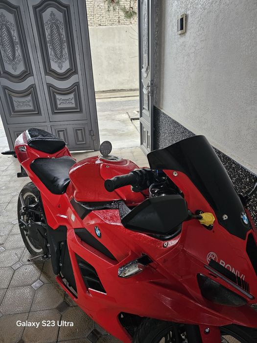 Электро Мотоцикл красный