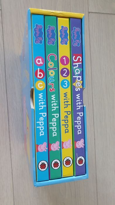 LEARN wtih PEPPA PIG box of books invatare lb engleza 10/10 Curier OLX