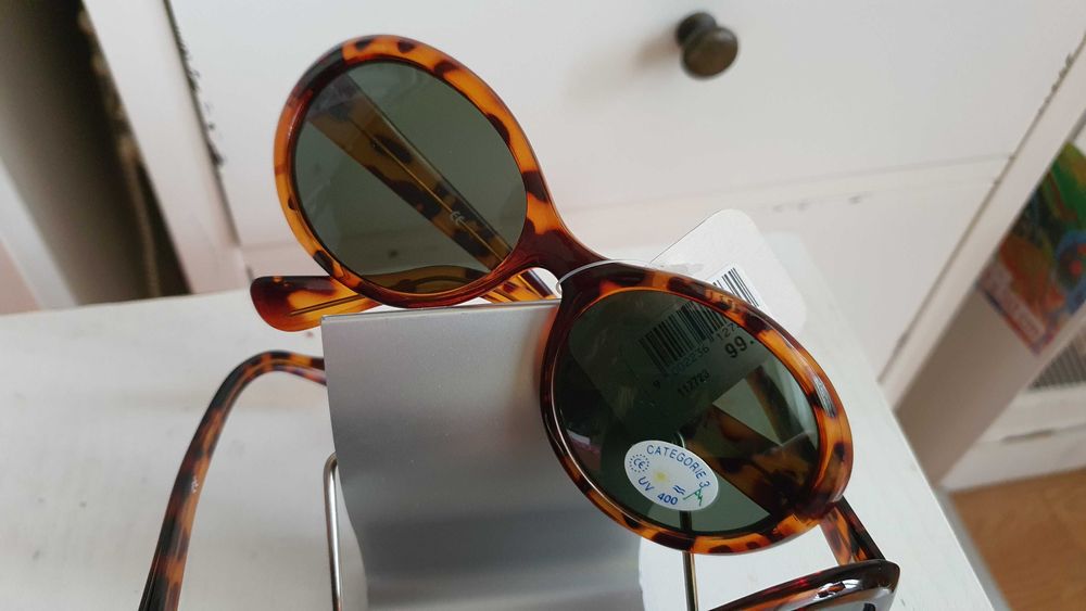 Ochelari de soare animal print maro
