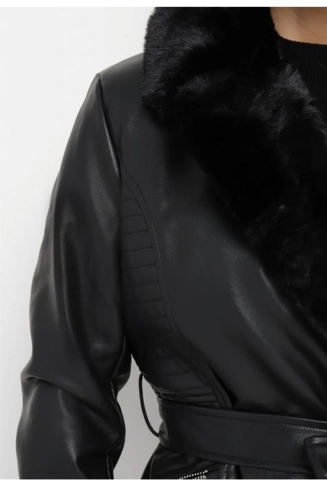 Geacă damă piele ecologică 2XL