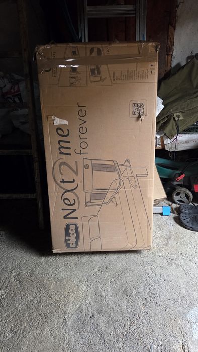 Patuț copii ,bebe, 1-4 ani CHICCO Next2Me Forever - Moon Grey