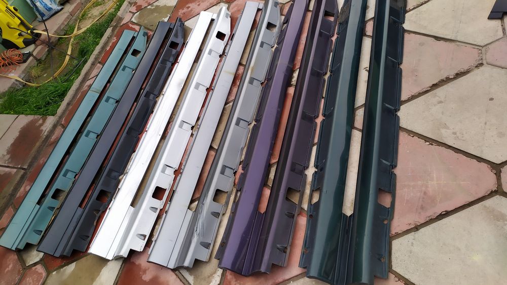 Пластиковые пороги на БМВ е34