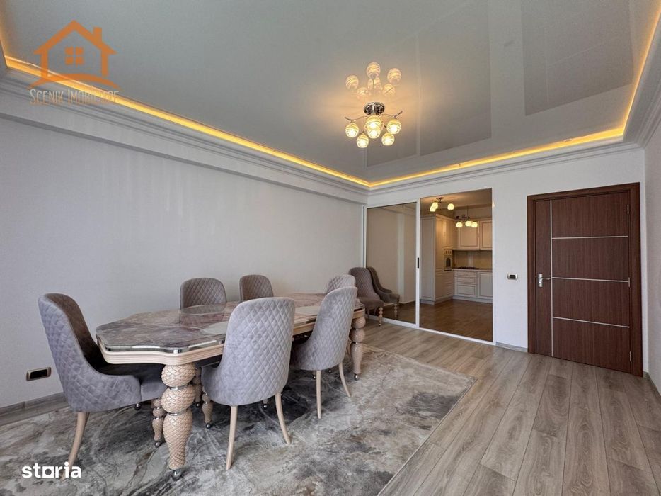 Isaran, cel mai mic pret/mp/zona, apart. modern, cu 3 camere, mobilat