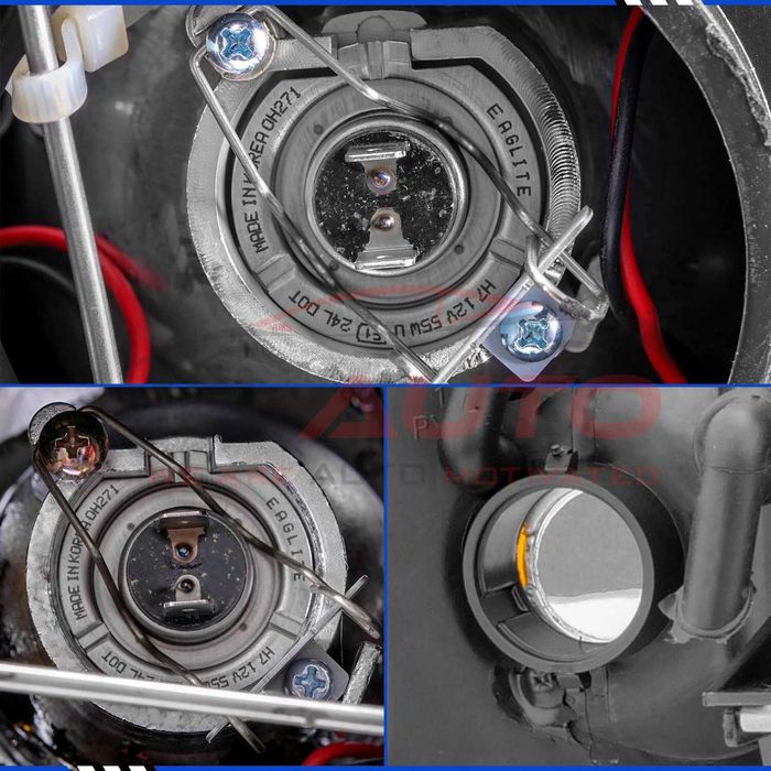 Тунинг фарове с Angel Eyes за BMW E39 (1997–2003) – черни, с крушки