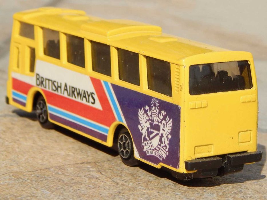 Macheta autobuz autocar Guiloy British Airways fab Spania sc 1:86