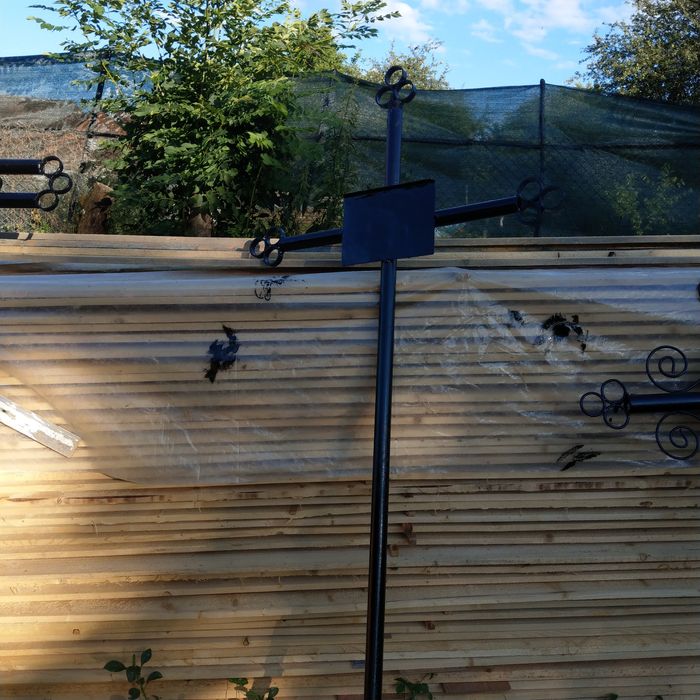 cruce funerara metal