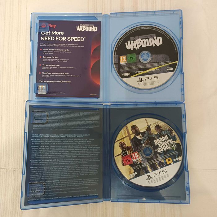 Волан с педали Logitech - G29, черен, PC/PS4/PS5 + 2 игри GTA5, NFS UNBOUND