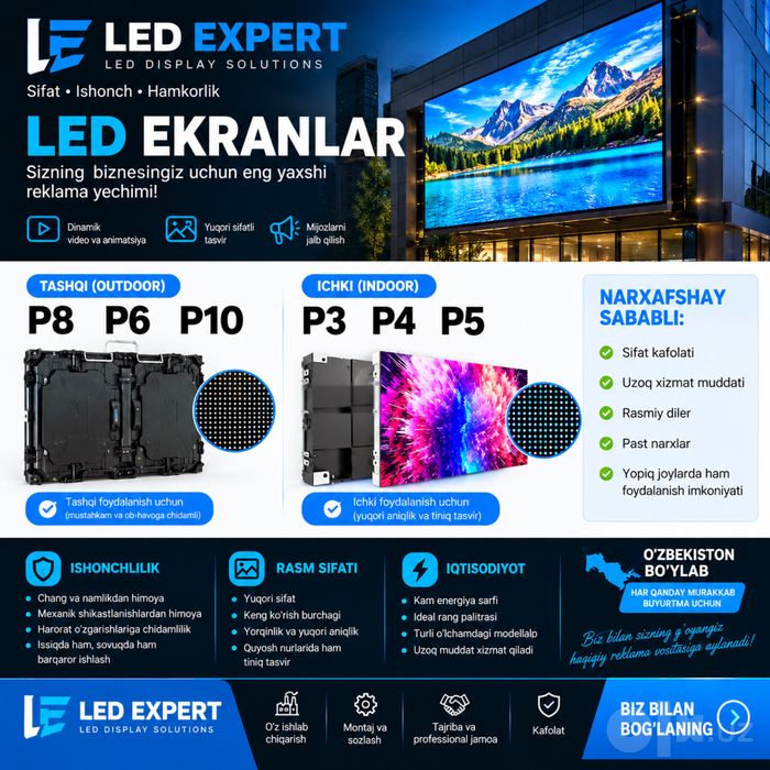 LED EKRAN — p1 p2 p8 p5