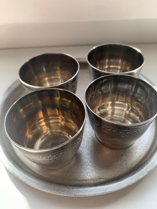 Набор рюмок посеребренные