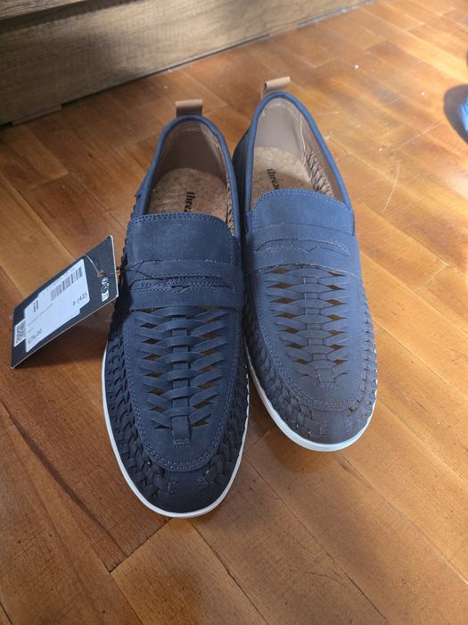 Mocasini barbati din piele intoarsa