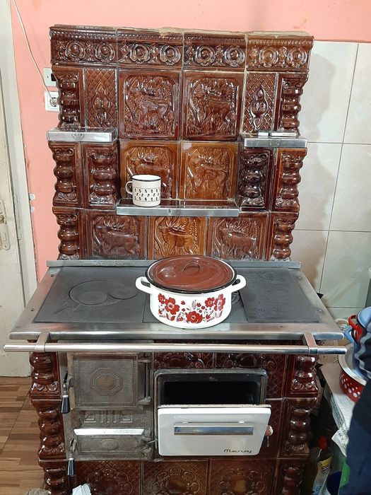 soba de teracota cu plita