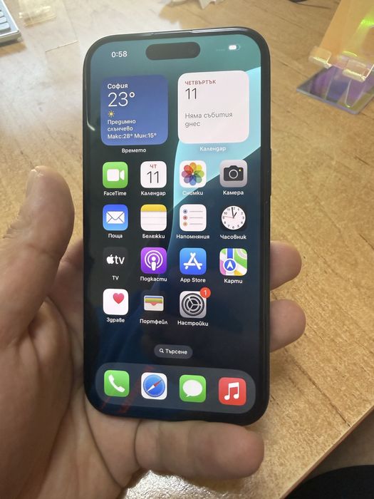 Iphone 15 128gb 100% живот на батерията