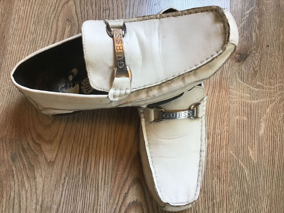 Мокасини Guess естествена кожа