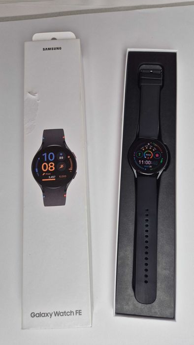 Samsung Galaxy Watch FE Black, impecabil, cutie originală