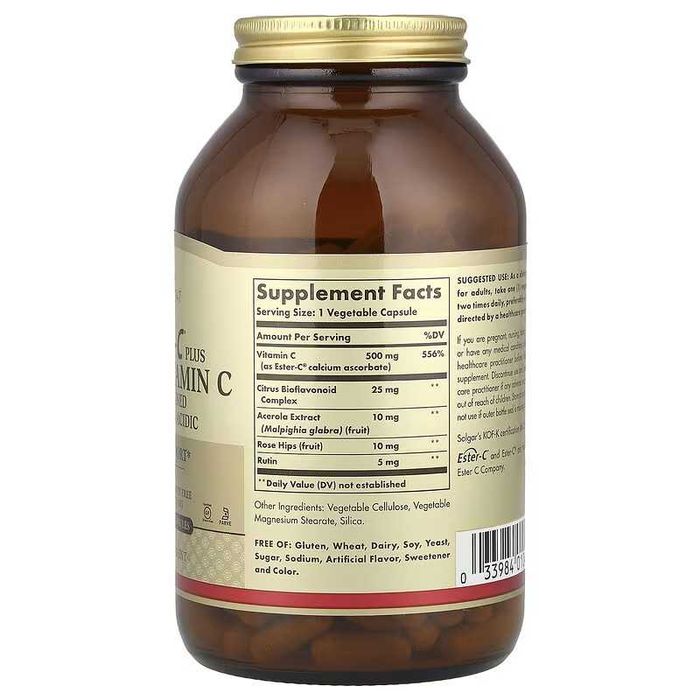 Solgar Ester C  Ester-C Plus витамин C Эстер 500 мг и 1000 мг