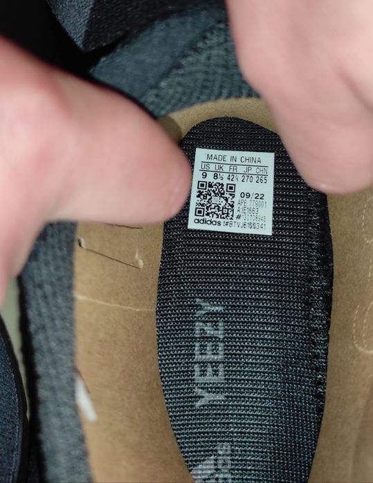 Adidas Yeezy Knit  Onyx nr 42 2/3, 45 1/3