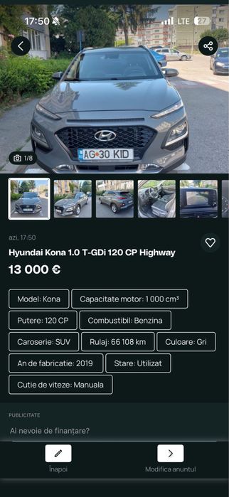 Hyundai Kona 2019
