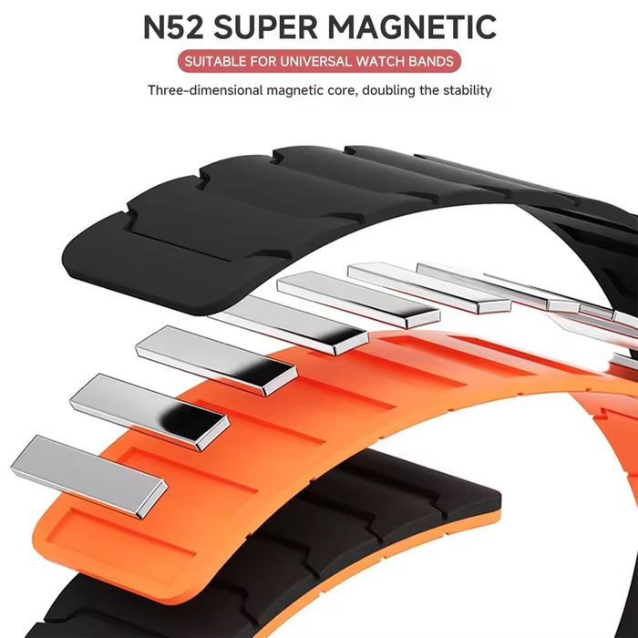 MAGNETIC 2 Магнитна каишка за Huawei Watch / Samsung / Garmin / Apple / Xiaomi / Amazfit