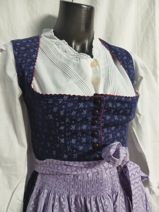 Dirndl Nr 38 rochie bavareză,  sarafan tradițional austriac / camașa  nr 38 german ,Oktoberfest