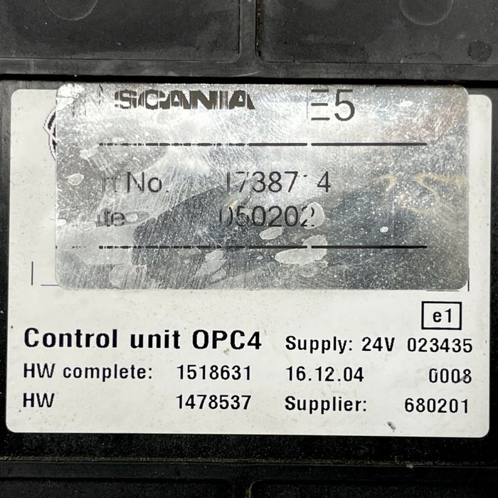 1724590 Unitatea de Control OPC SCANIA P,G,R,T-series (2004-2017) SCANIA