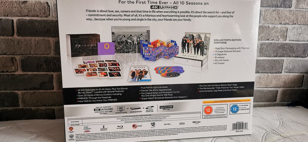 Friends: The Complete Series 4K UHD Blu-ray Boxset 30th Anniversary