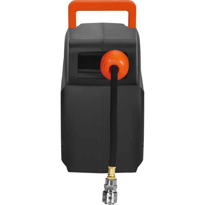 Tambur furtun pneumatic 10M, 1/4", automat, suport pivotant, Kraft