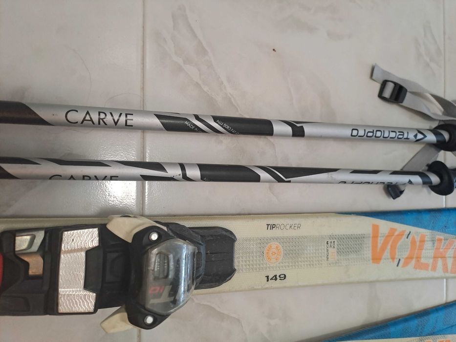 Ски Volkl VÖLKL RTM 149 см. + щеки Tecnopro Carve 115 см