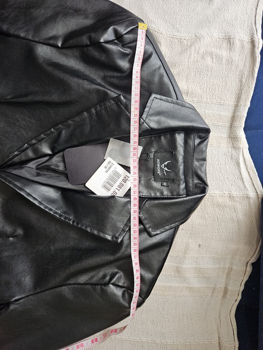 Sacou imitatie piele