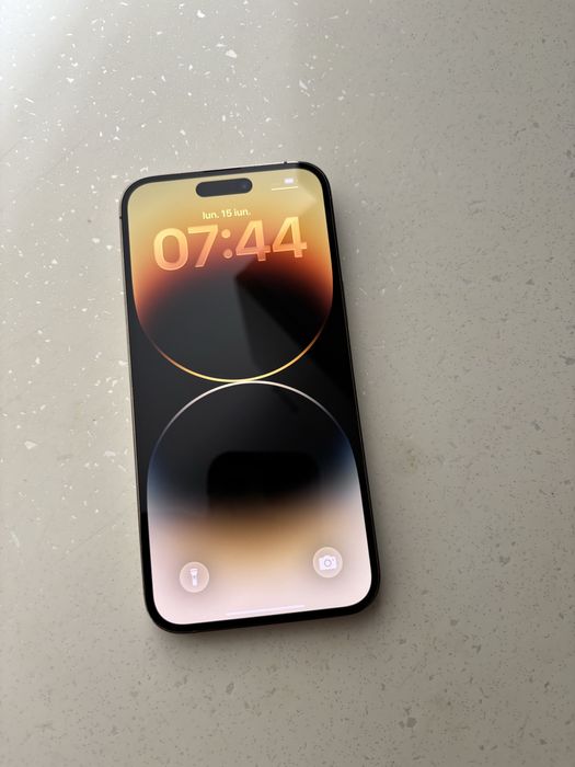 Iphone 14 pro max gold 128 gb stare buna fara defecte sau mesaje