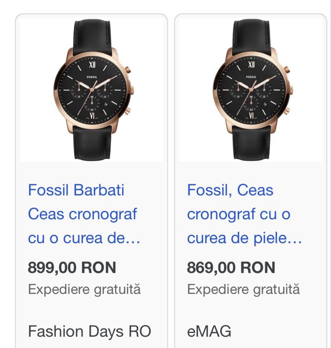 Ceas cronograf pt barbati Fossil