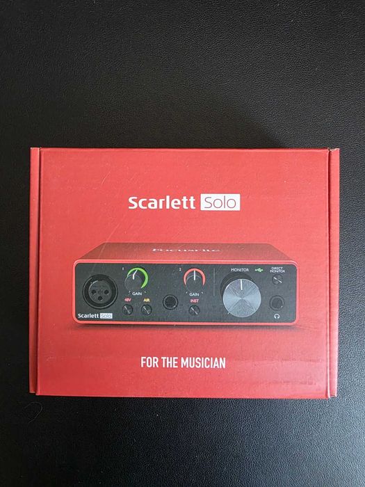 Interfata Audio Focusrite Scarlett Solo 3rd Gen
