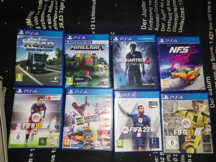 Продавам Плестейшън 4 с 8игри