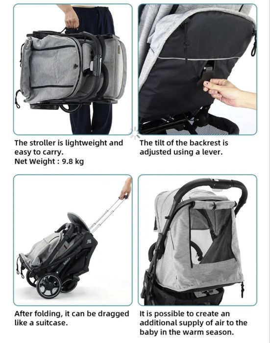 Коляска б/у с сумкой