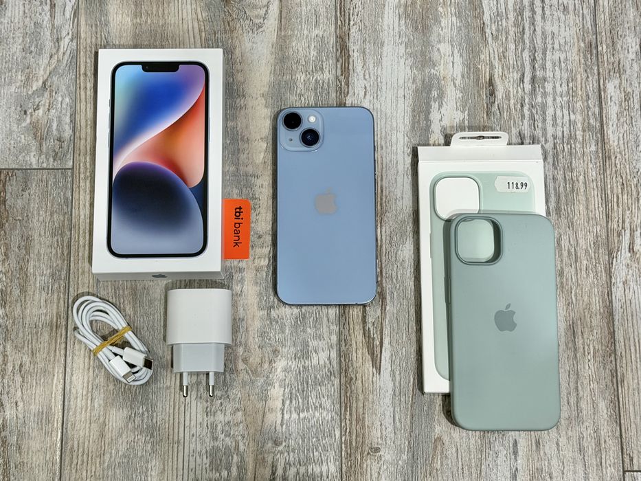 Iphone 14 128 GB - 100 % Battery Health Чисто Нова Батерия