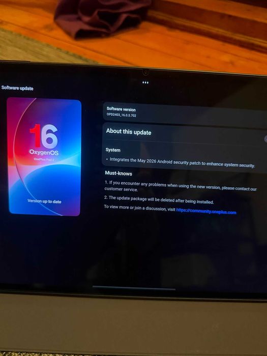 OnePlus Pad 2 — 12GB RAM / 256GB — Nimbus Gray - stare perfecta
