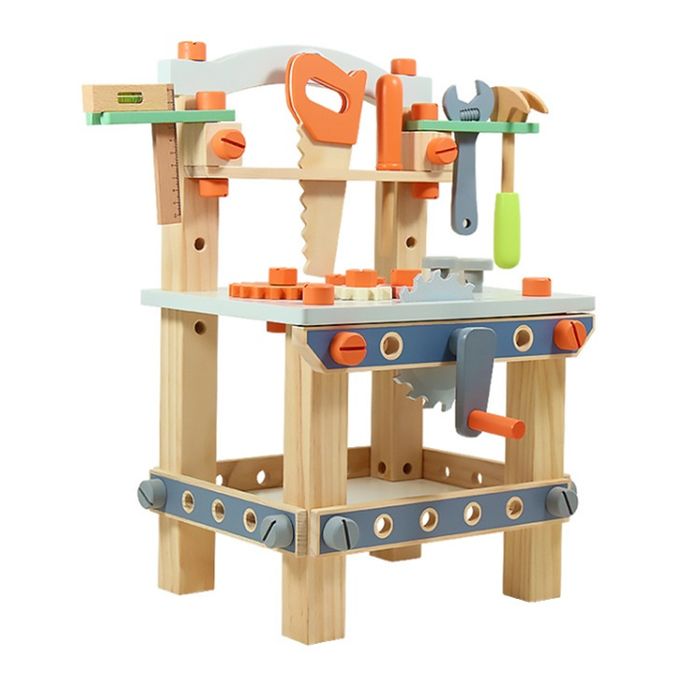 Деревянный Игровой набор с инструментами очень стильный и подойдет люб