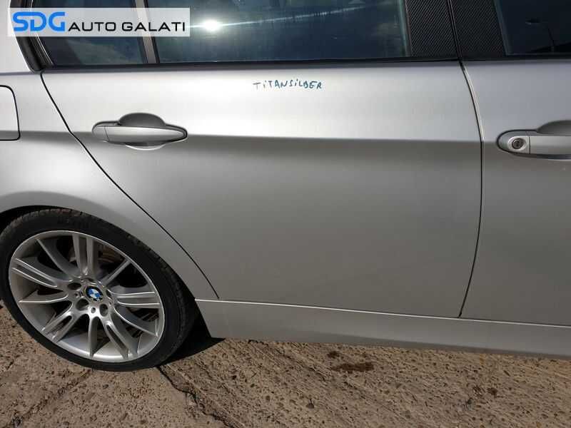 Usa Usi Portiera Portiere Dreapta Spate Dezechipata BMW Seria 3 E90 2004 - 2010 Culoare Titansilber Metallic 354/7