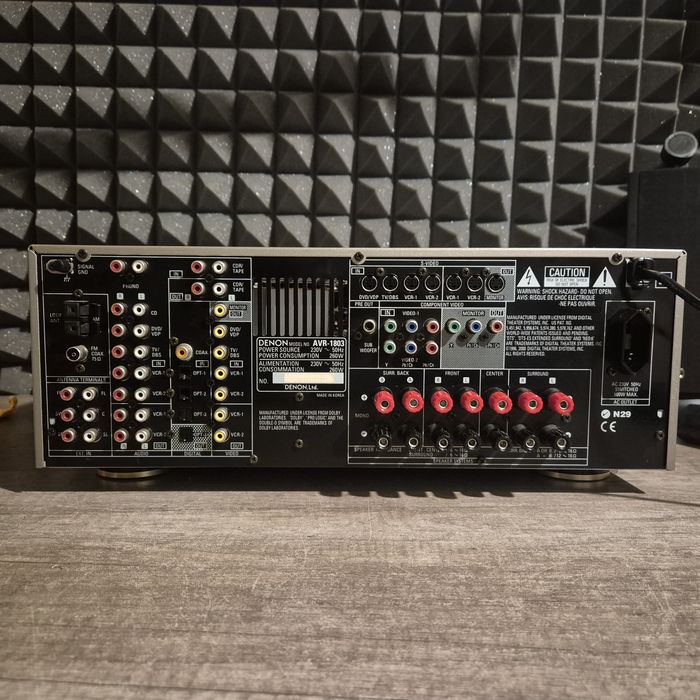 Топ състояние! Усилвател / Ресивър Denon AVR-1803 + дистанционно