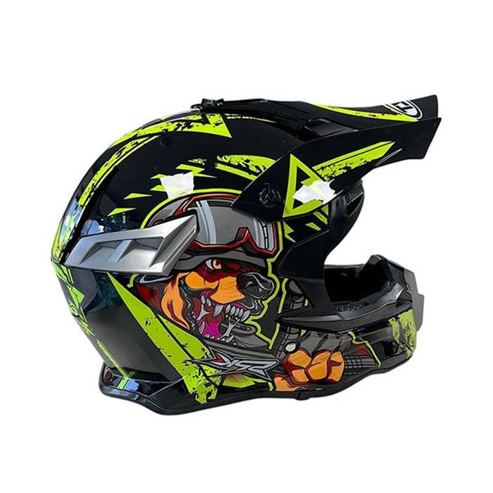 Кросова каска SPARK, Full Face, DOT, Размер: S; M; L; XL - Вело, Мото