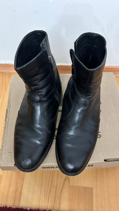 Военные сапог кожаный