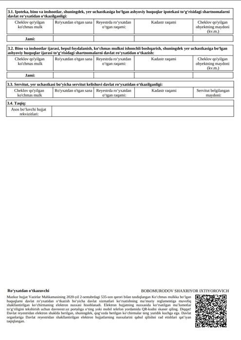 Biznes uchun yer sotiladi