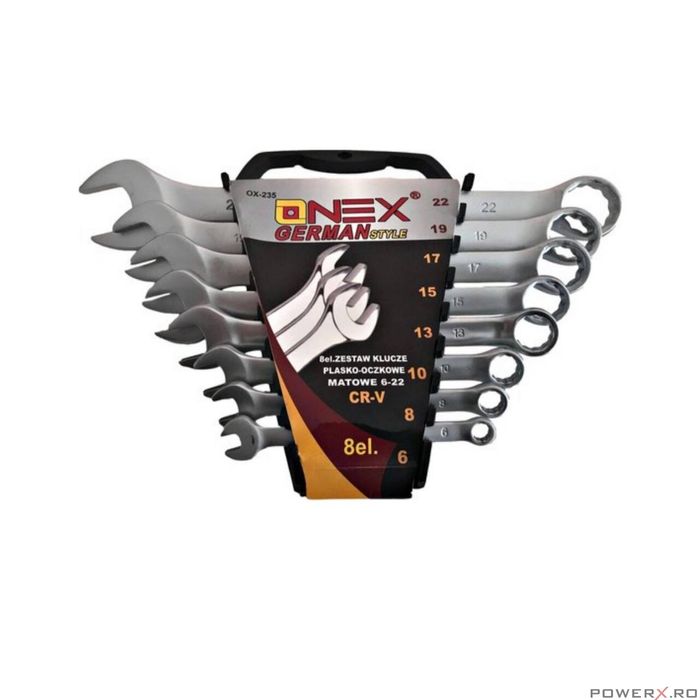 Set chei 8 piese pe suport de plastic Onex