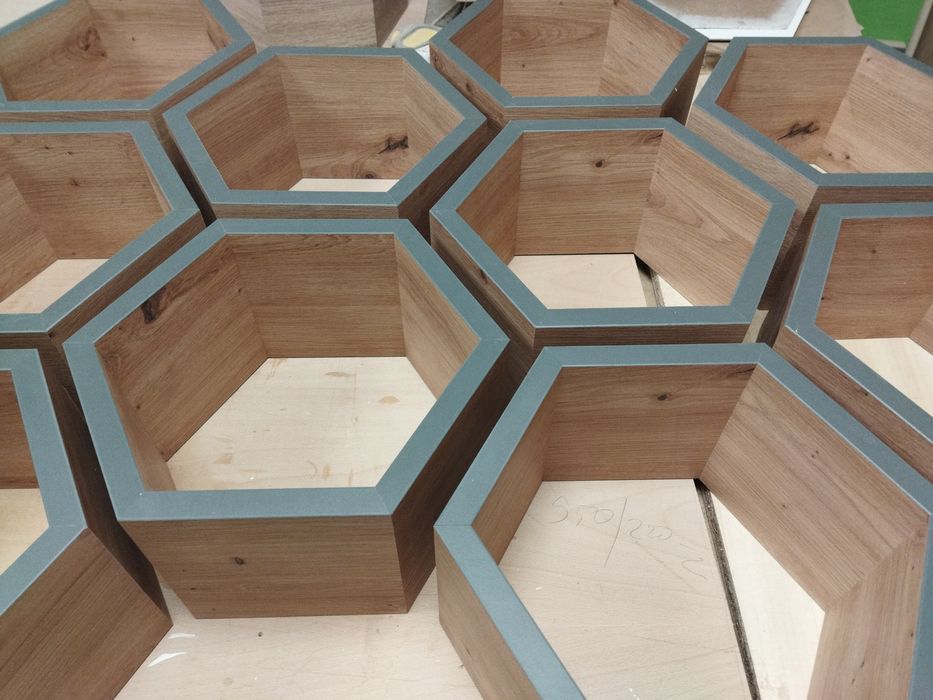 Етажерка,полица,пчелна пита, хексагон, рафт, декорация,полица